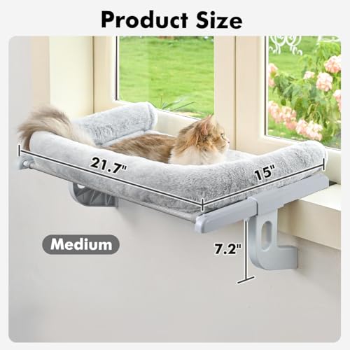 Cat Window Perch with Bolster