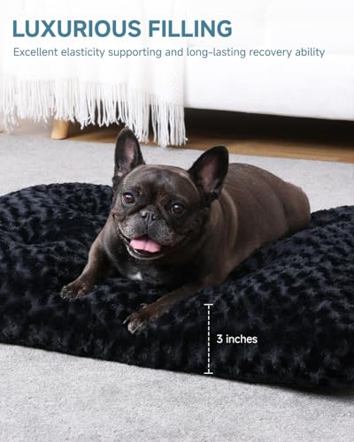 Plush Washable Dog Crate Bed Pad