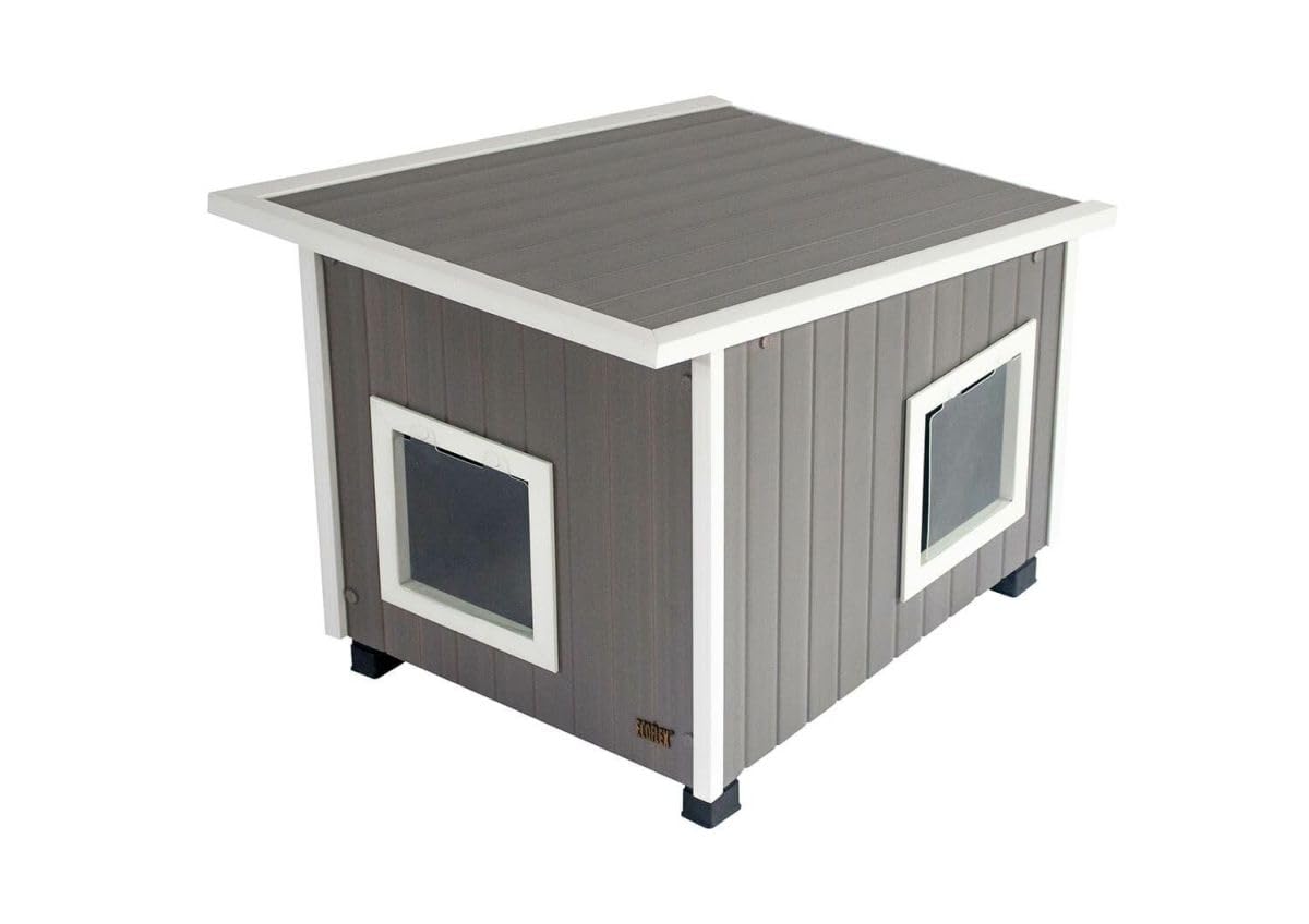 Outdoor Cat House with Dual Entry