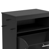Raised Pet Feeding Station with Storage Cabinet