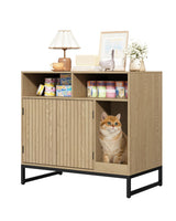Hidden Cat Litter Box Enclosure
