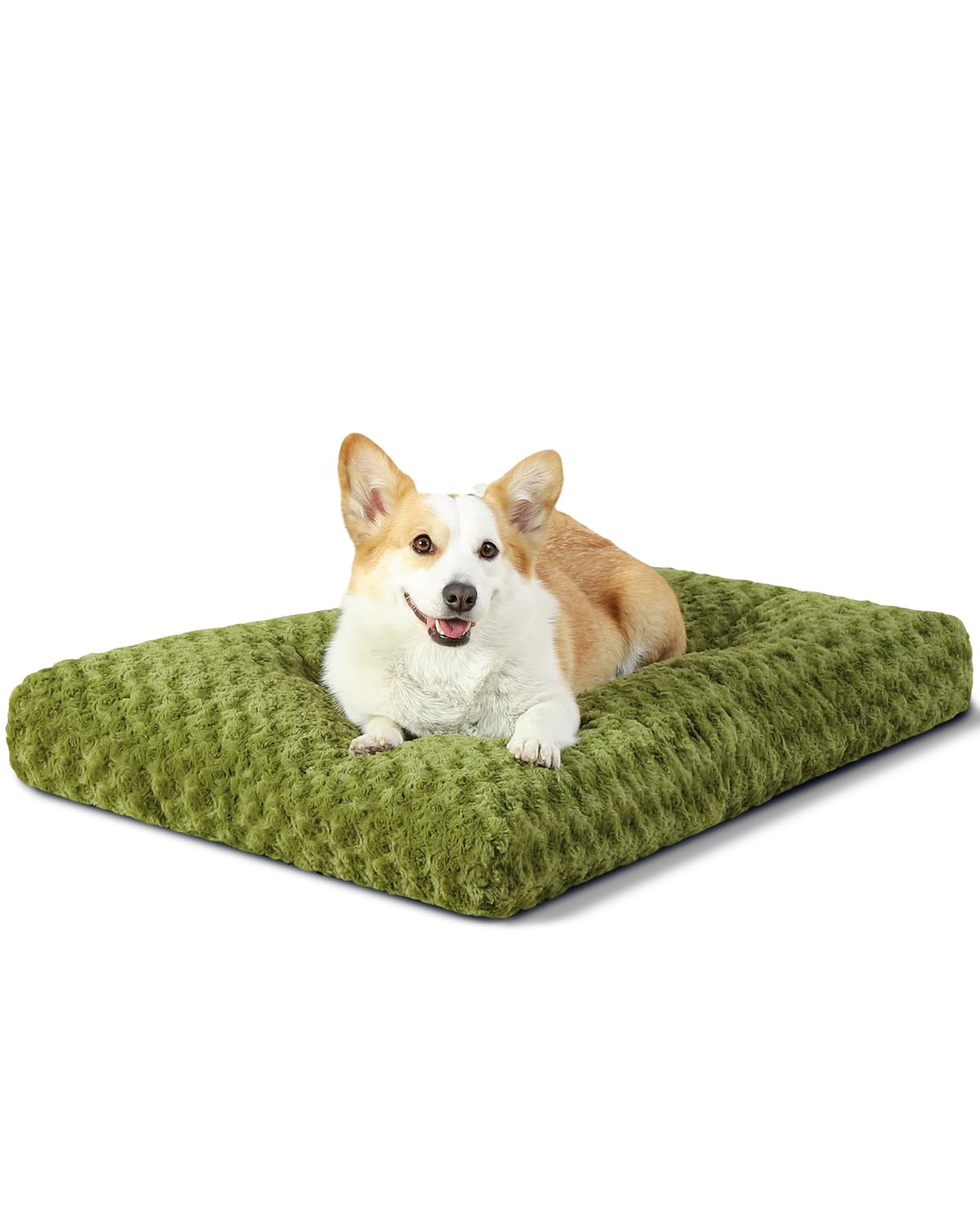 Plush Washable Dog Crate Bed Pad