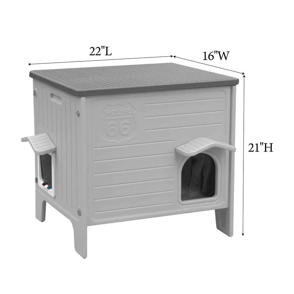 Weatherproof Outdoor Cat House