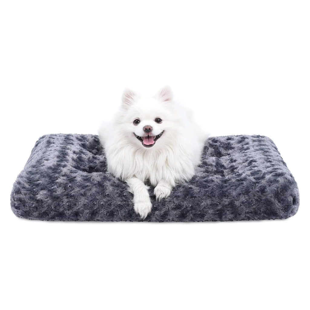 Plush Washable Dog Crate Bed Pad