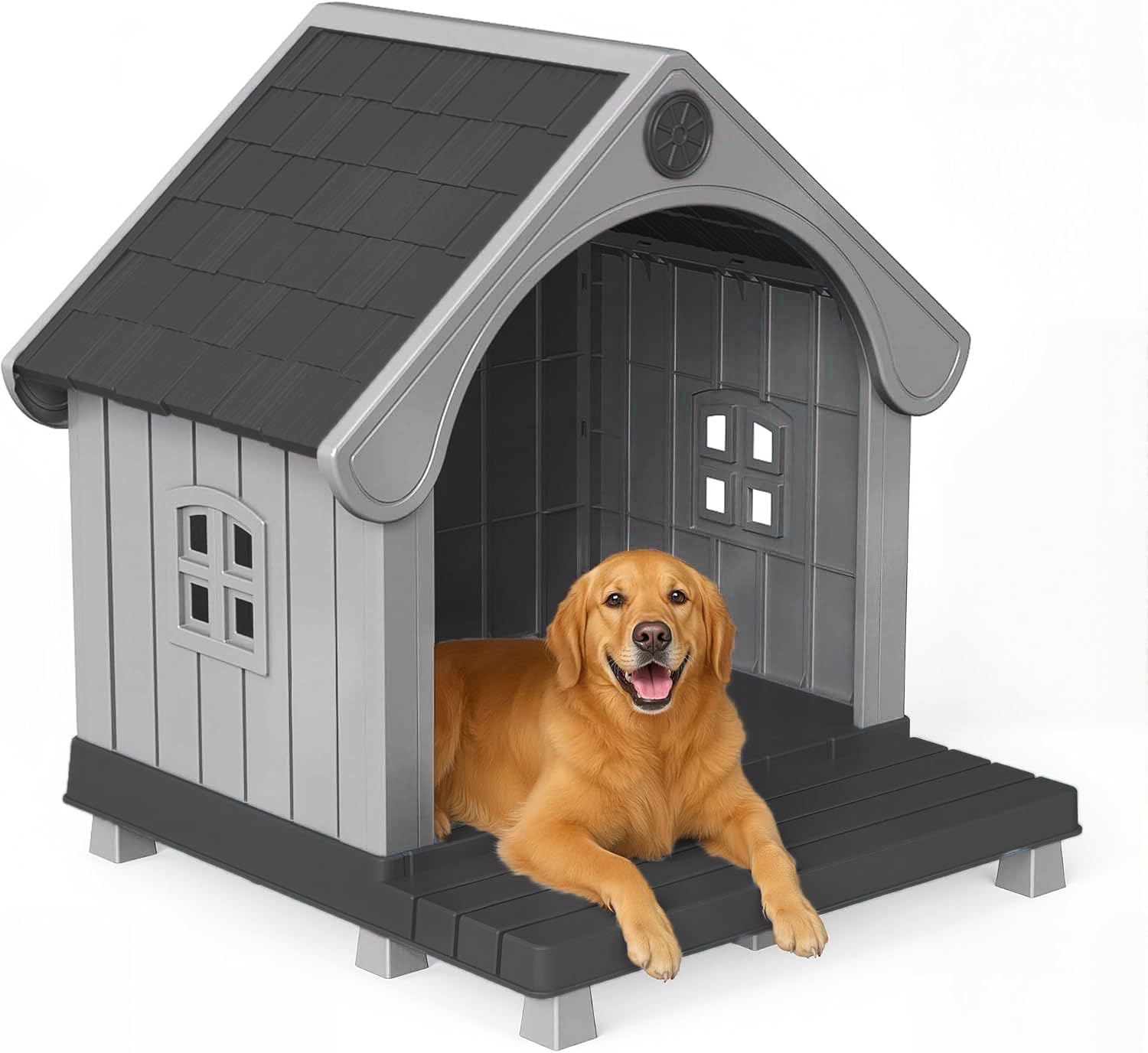 Weather-Resistant Dog House Shelter