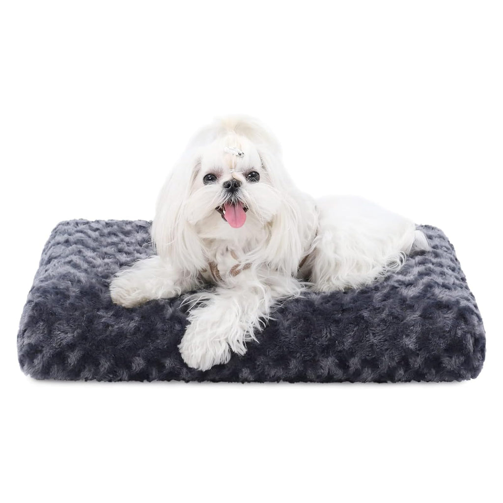 Plush Washable Dog Crate Bed Pad