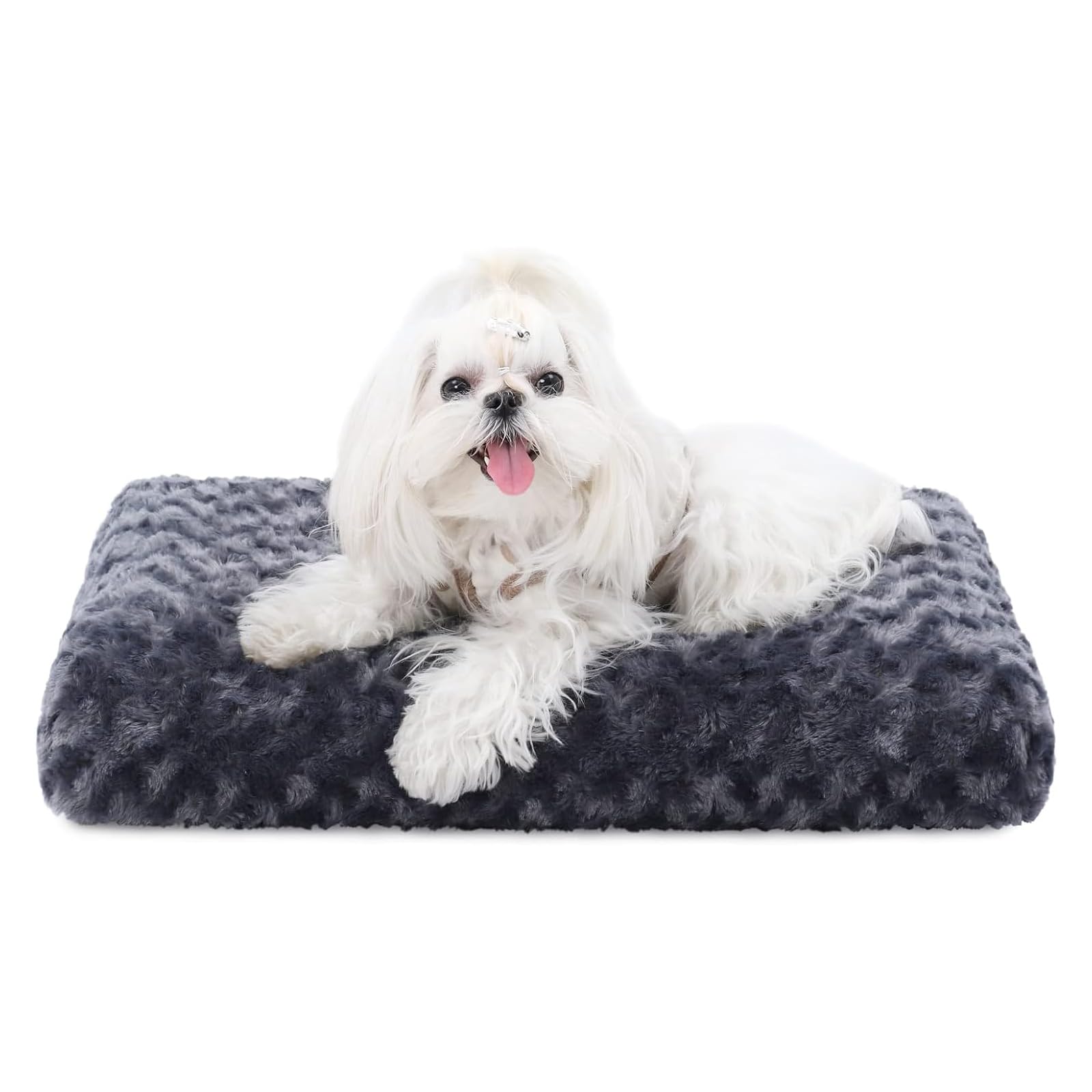 Plush Washable Dog Crate Bed Pad