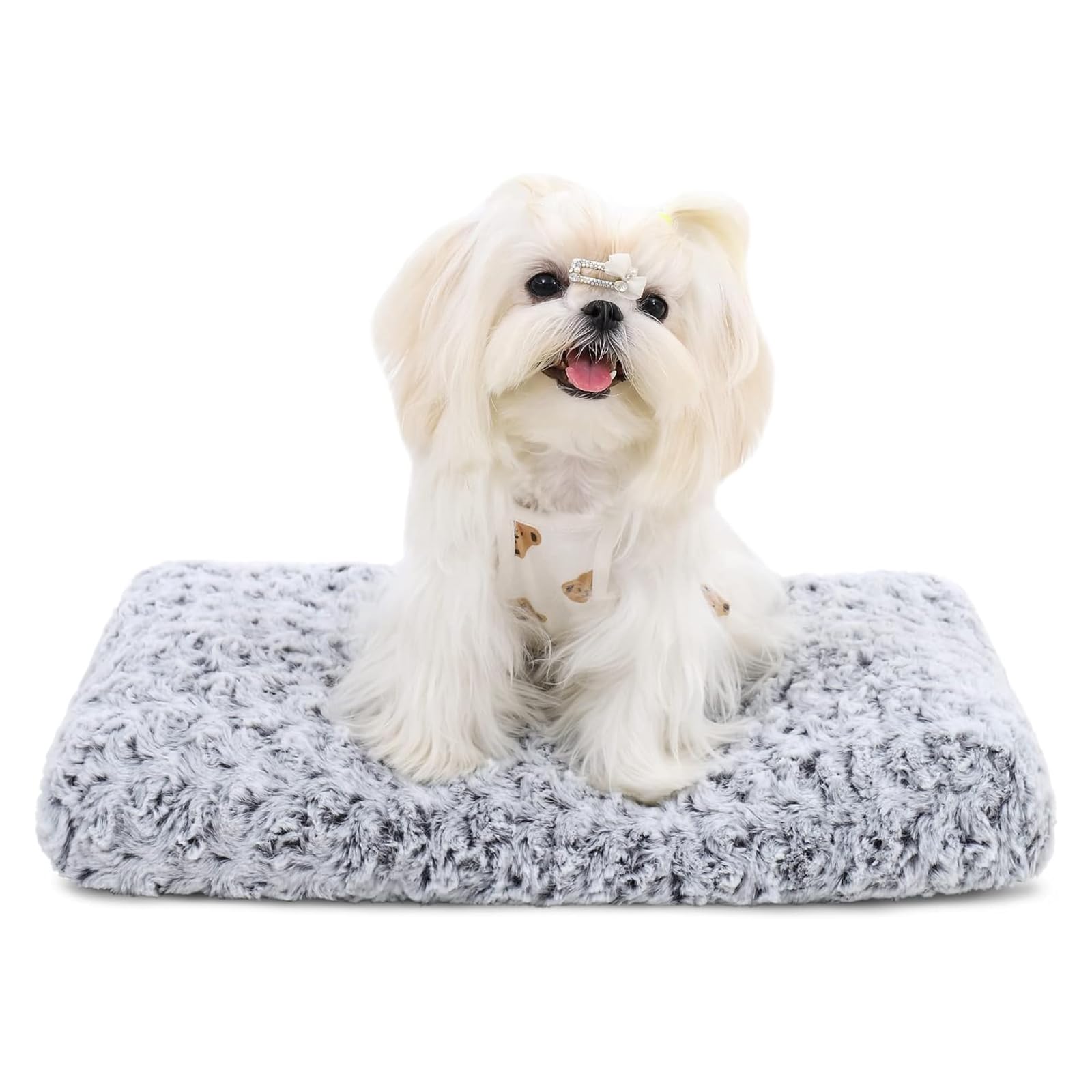 Plush Washable Dog Crate Bed Pad