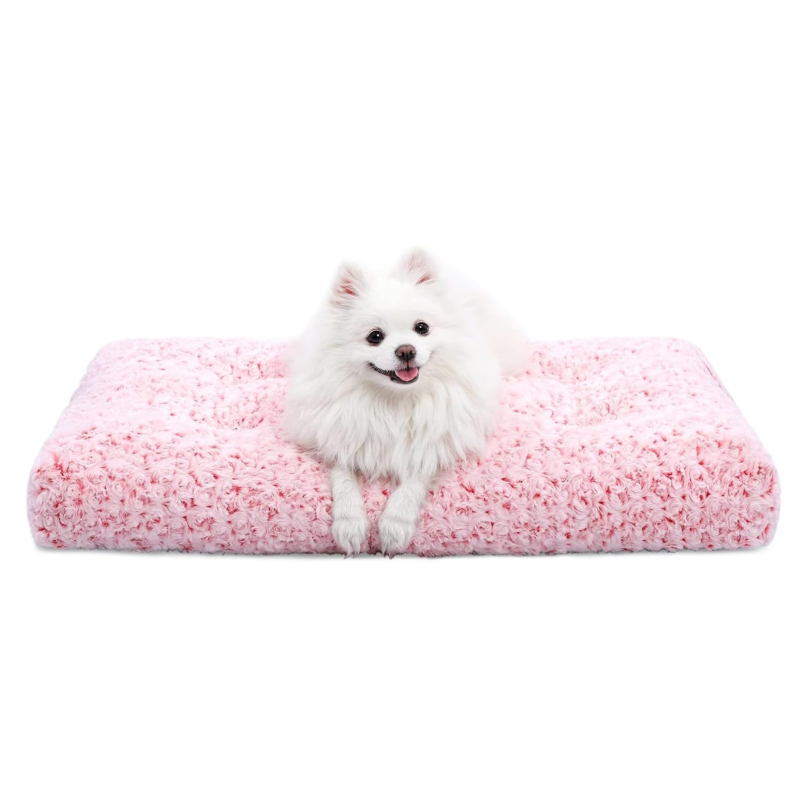 Plush Washable Dog Crate Bed Pad