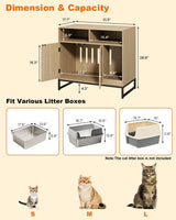 Hidden Cat Litter Box Enclosure