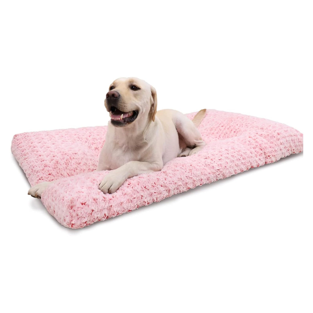 Plush Washable Dog Crate Bed Pad