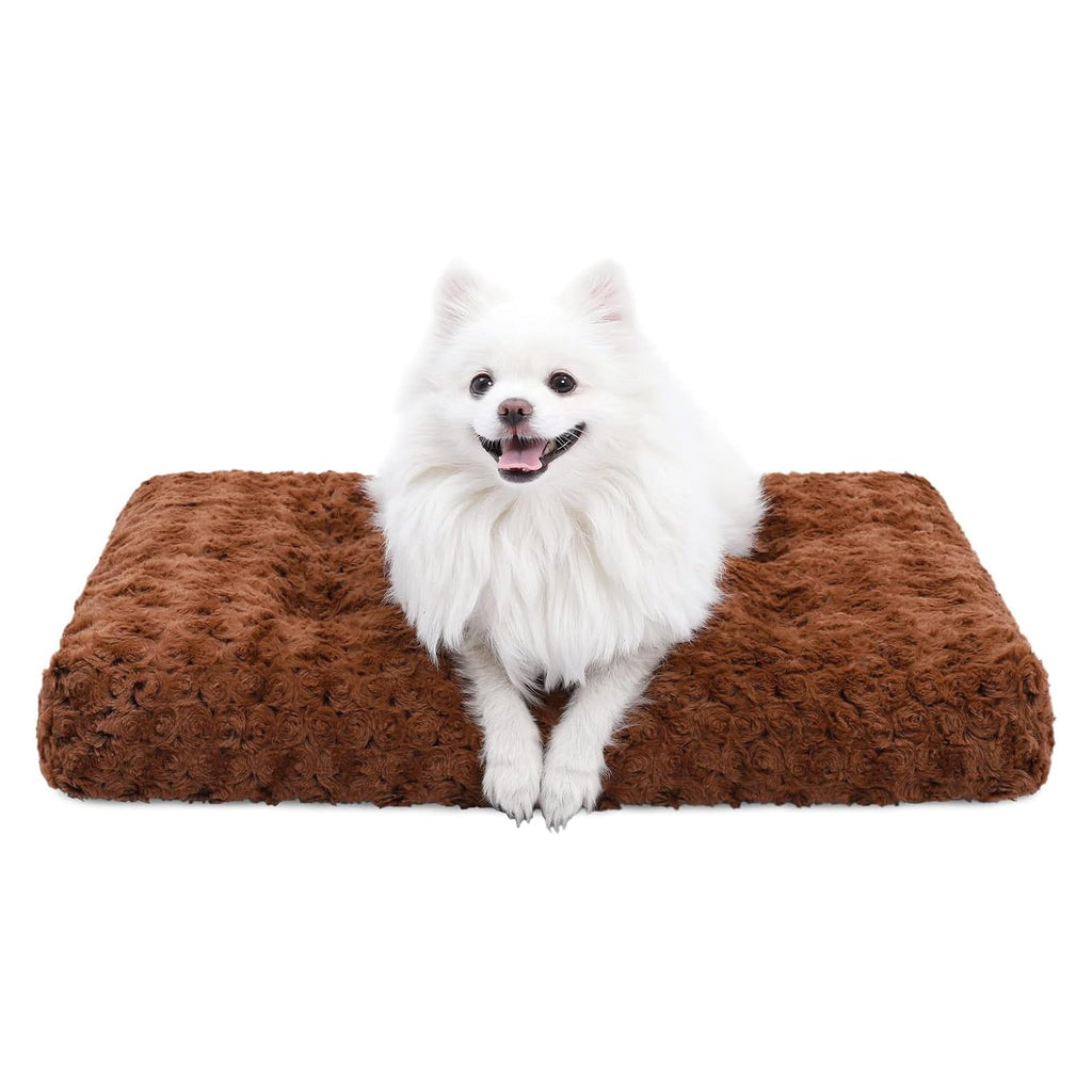 Plush Washable Dog Crate Bed Pad