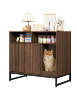 Hidden Cat Litter Box Enclosure