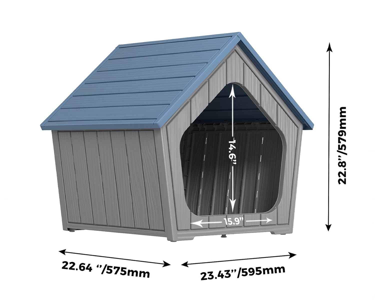 Weather-Resistant Dog House Shelter