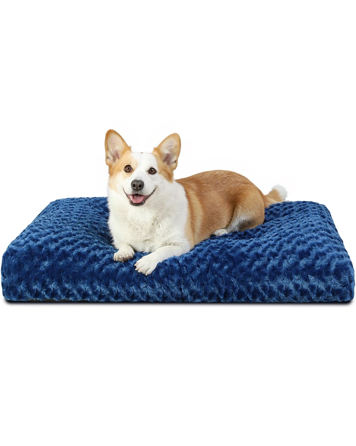 Plush Washable Dog Crate Bed Pad