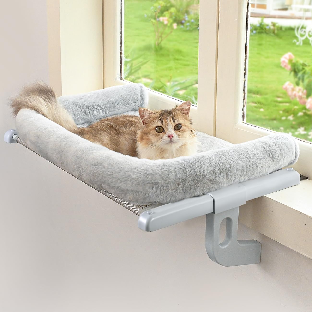 Cat Window Perch with Bolster