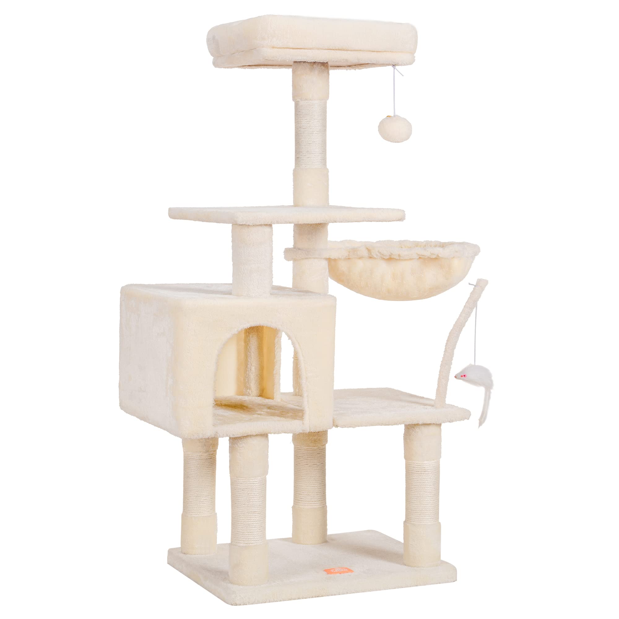 Cat Tree Tower with Hammock & Perch