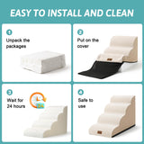 Foam Pet Stairs for Sofa & Bed