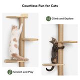 Floor-to-Ceiling Cat Tree Tower
