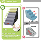 6-Step Foam Pet Stairs for High Beds6-Step Foam Pet Stairs for High Beds