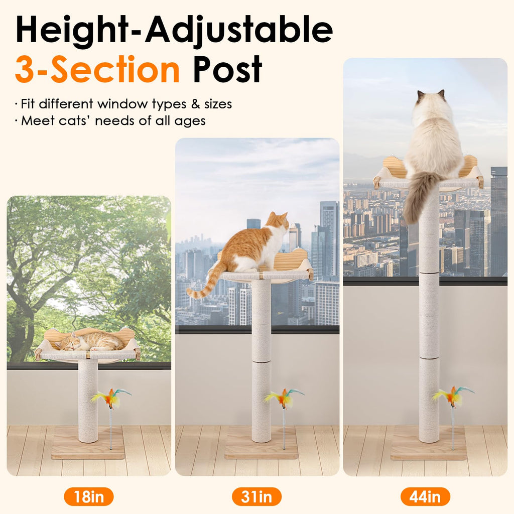 Cat Scratching Post with Window Perch