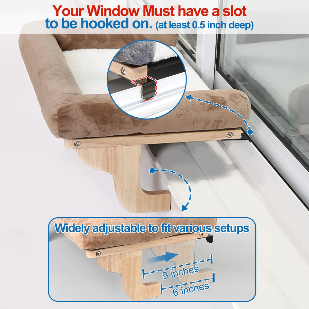 Orthopedic Cat Window Perch