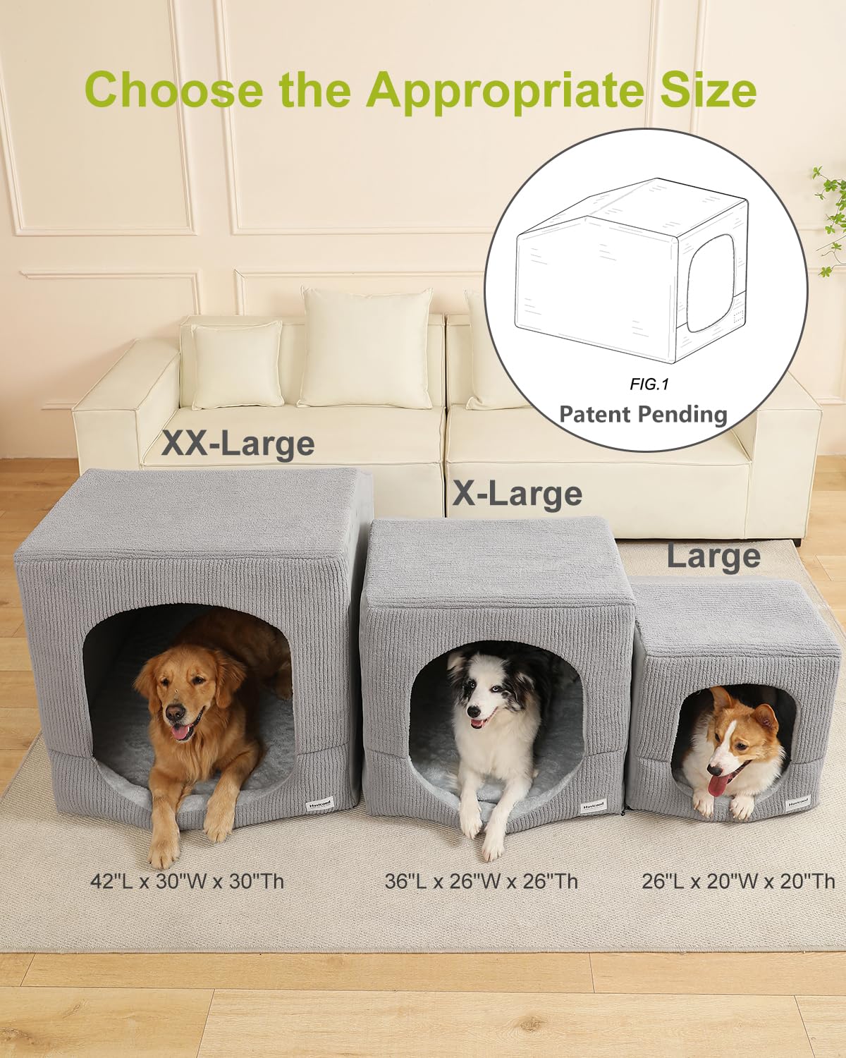 Orthopedic Indoor Dog House Bed