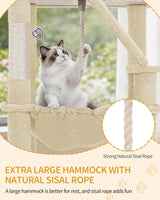 72" Large Cat Tree Tower