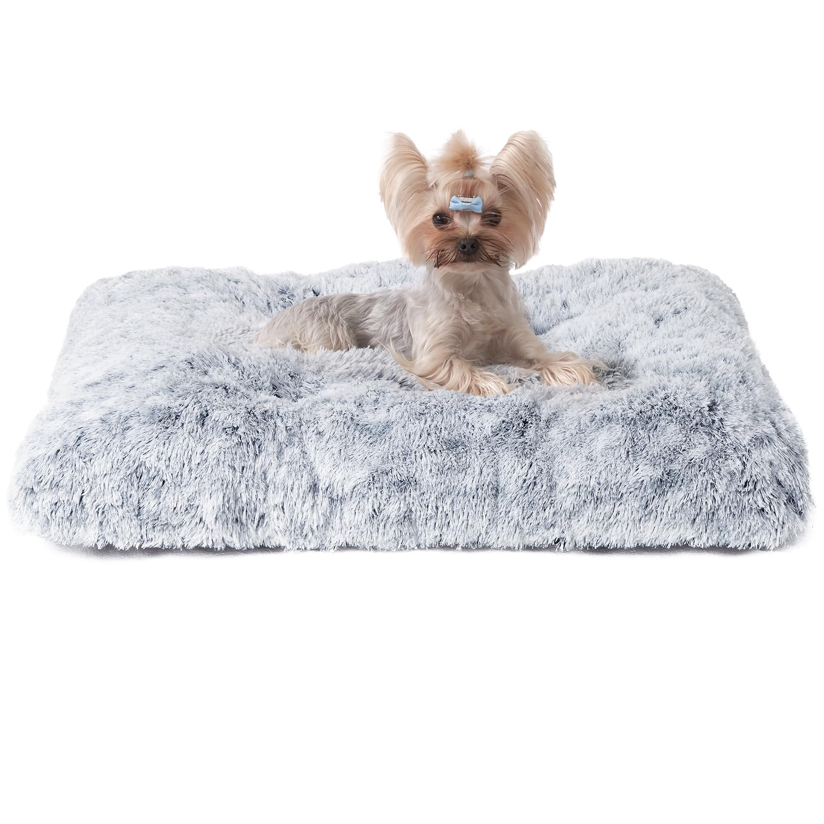 Calming Plush Dog Crate Bed Pad for Large Dogs