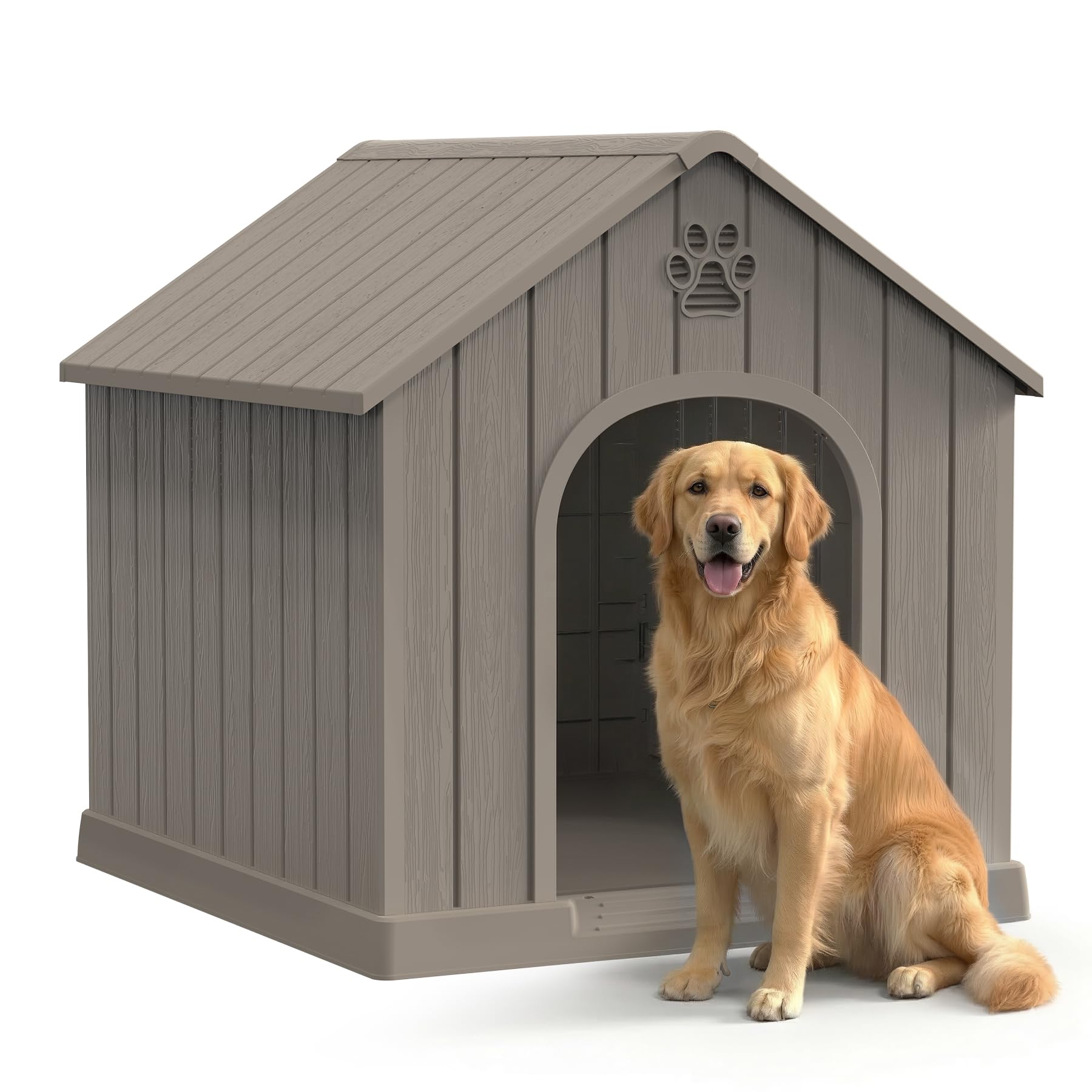 Weather-Resistant Dog House Shelter