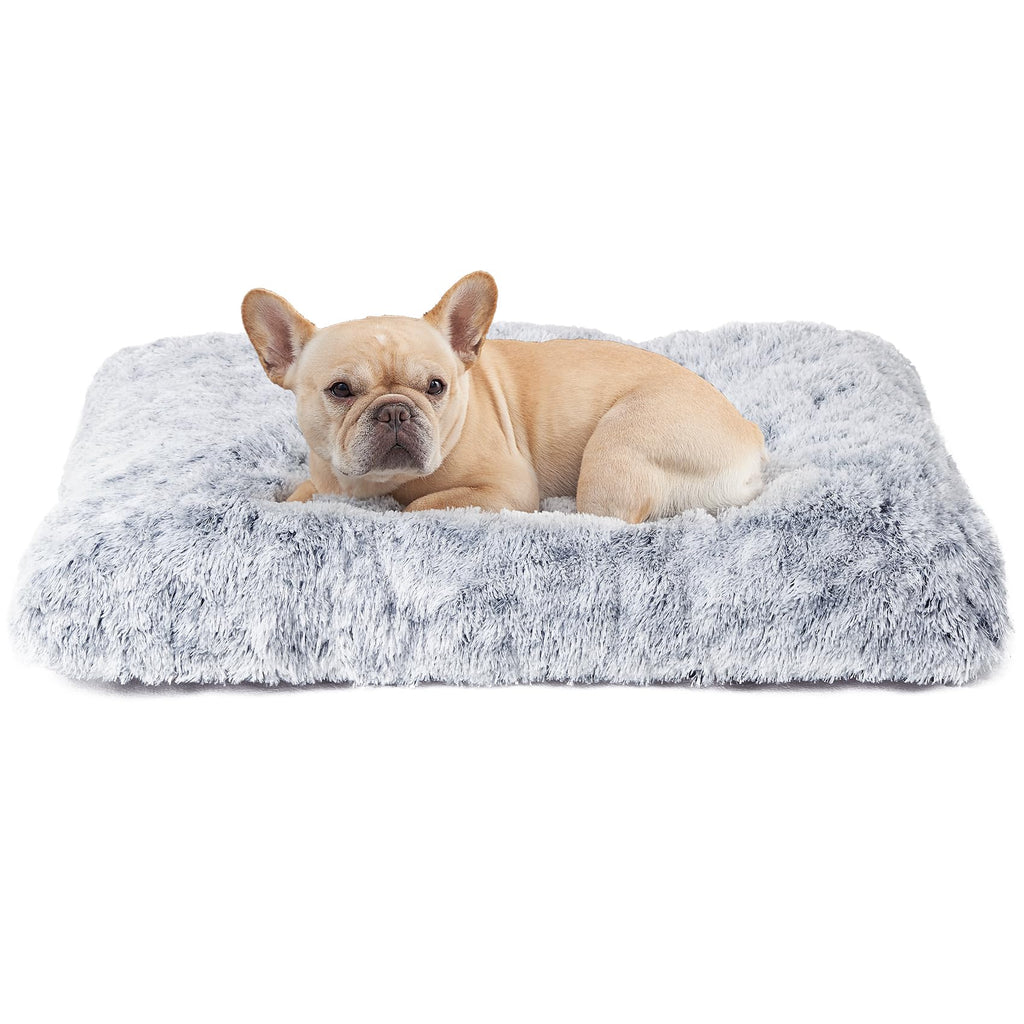 Calming Plush Dog Crate Bed Pad for Large Dogs