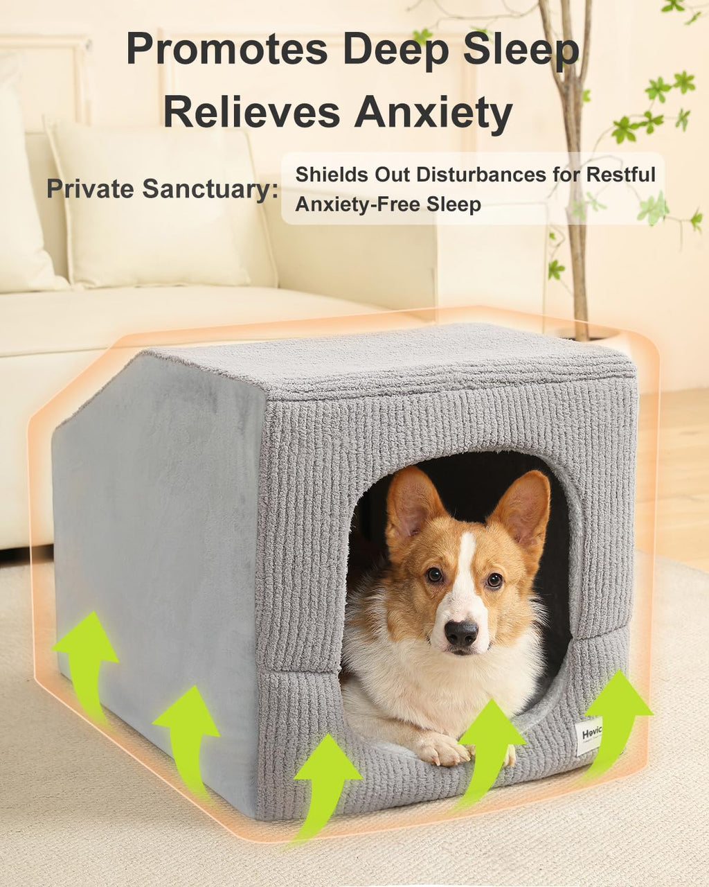 Orthopedic Indoor Dog House Bed