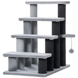 2-in-1 Cat Stairs with Scratching Posts