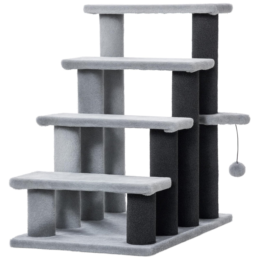 2-in-1 Cat Stairs with Scratching Posts