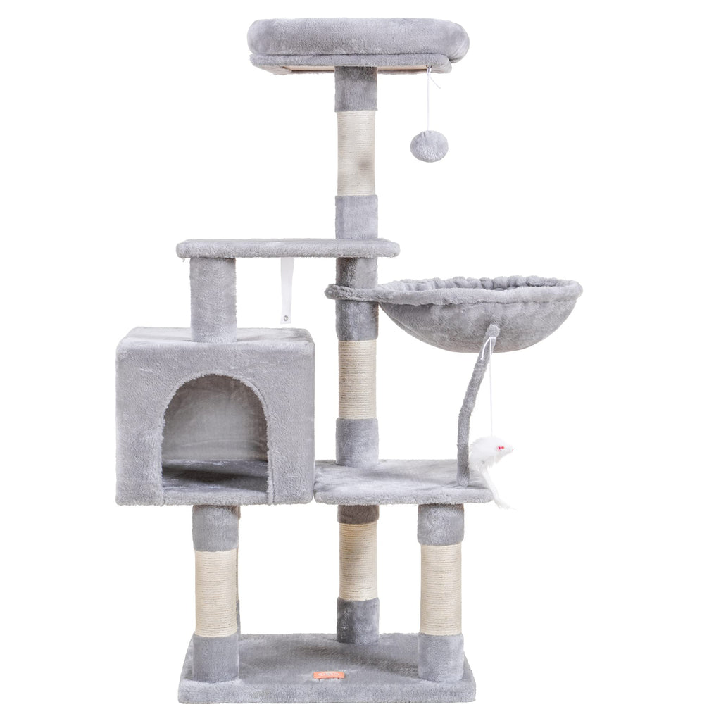 Cat Tree Tower with Hammock & Perch