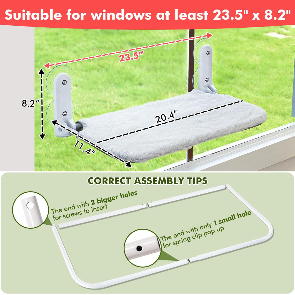 Foldable Cat Window Hammock Bed