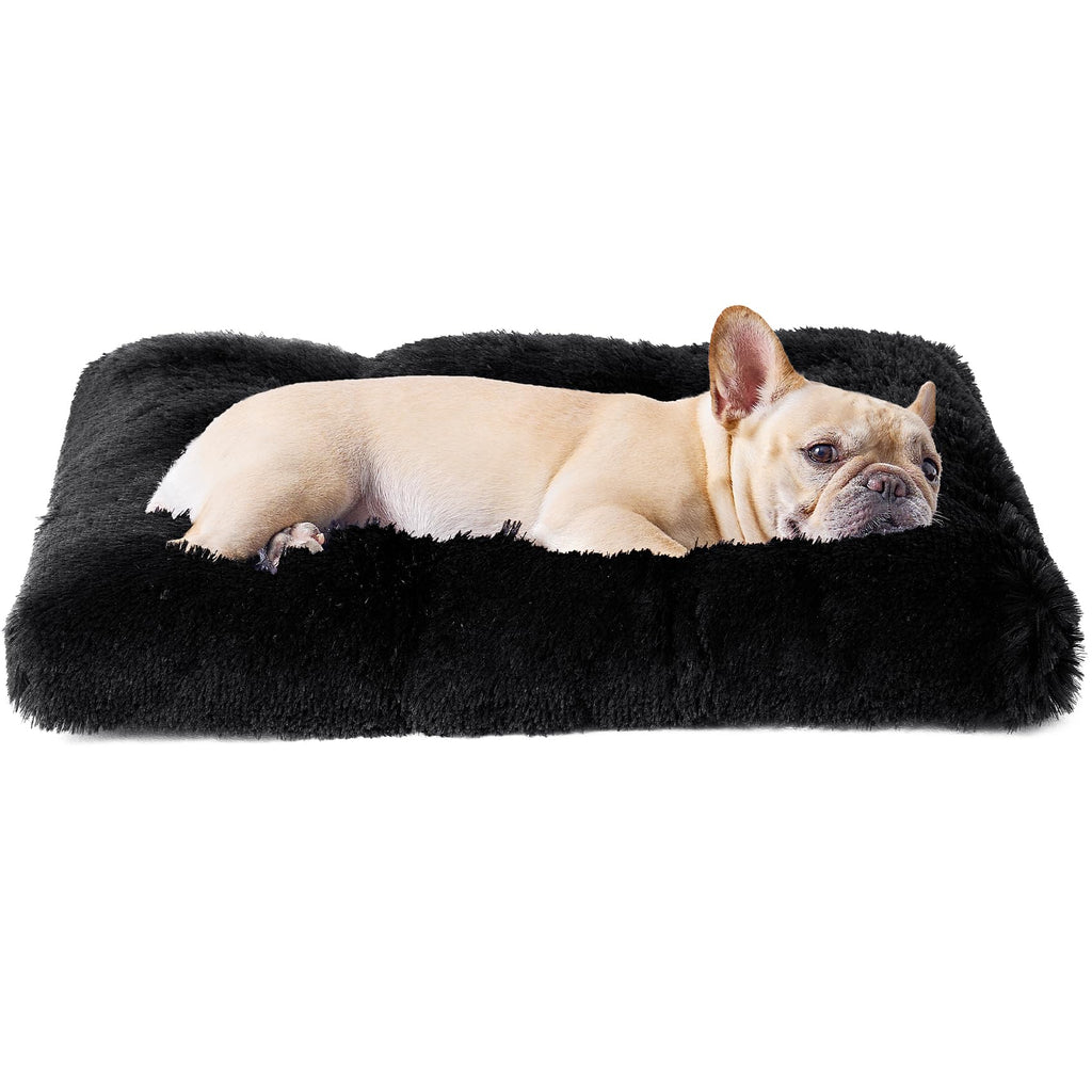 Calming Plush Dog Crate Bed Pad for Large Dogs