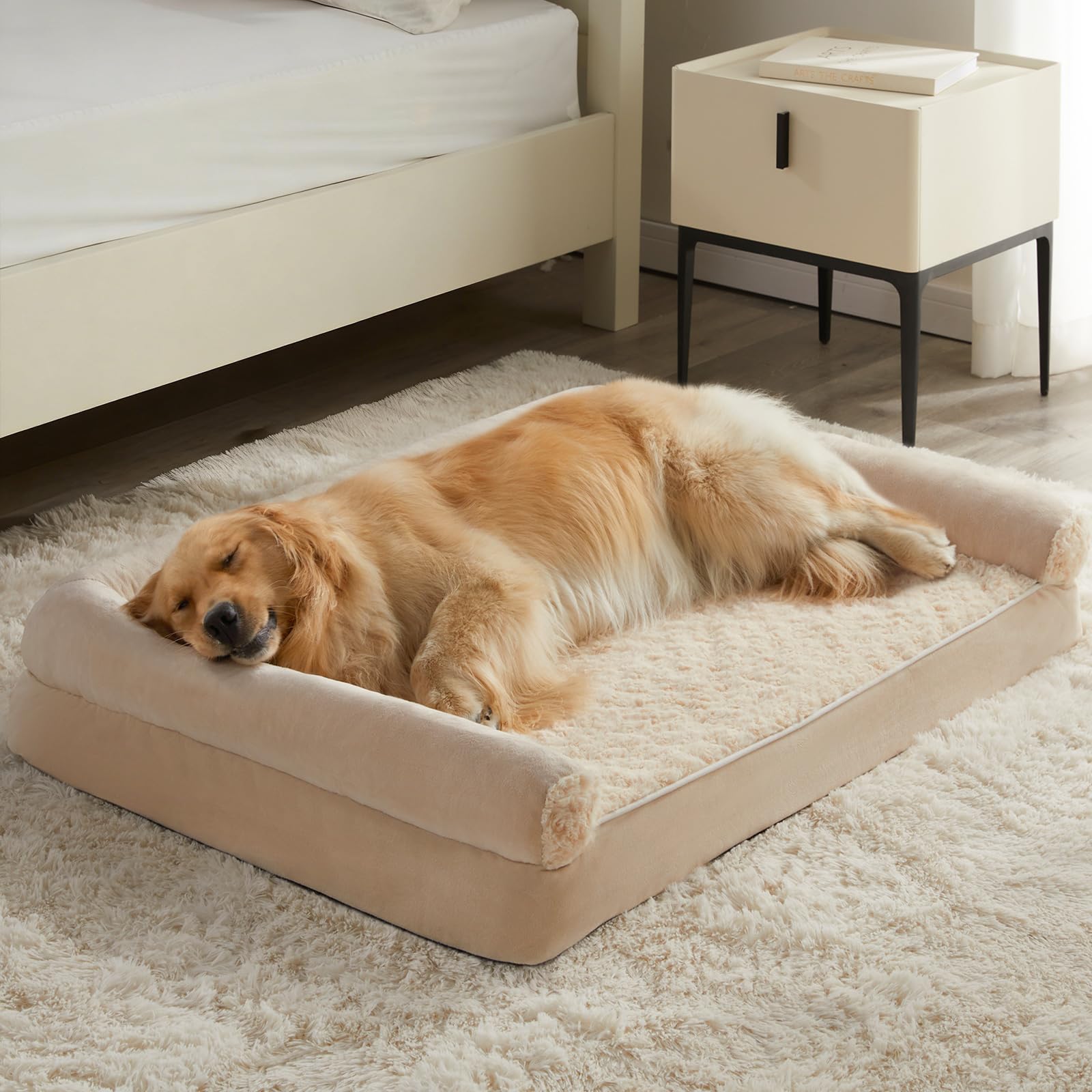 Orthopedic Waterproof Dog Bed for Large Dogs