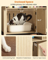 Hidden Cat Litter Box Enclosure