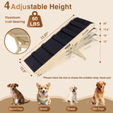 Adjustable Wooden Pet Ramp for Small Dogs