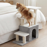 Pet Stairs with Condo & Scratching Posts