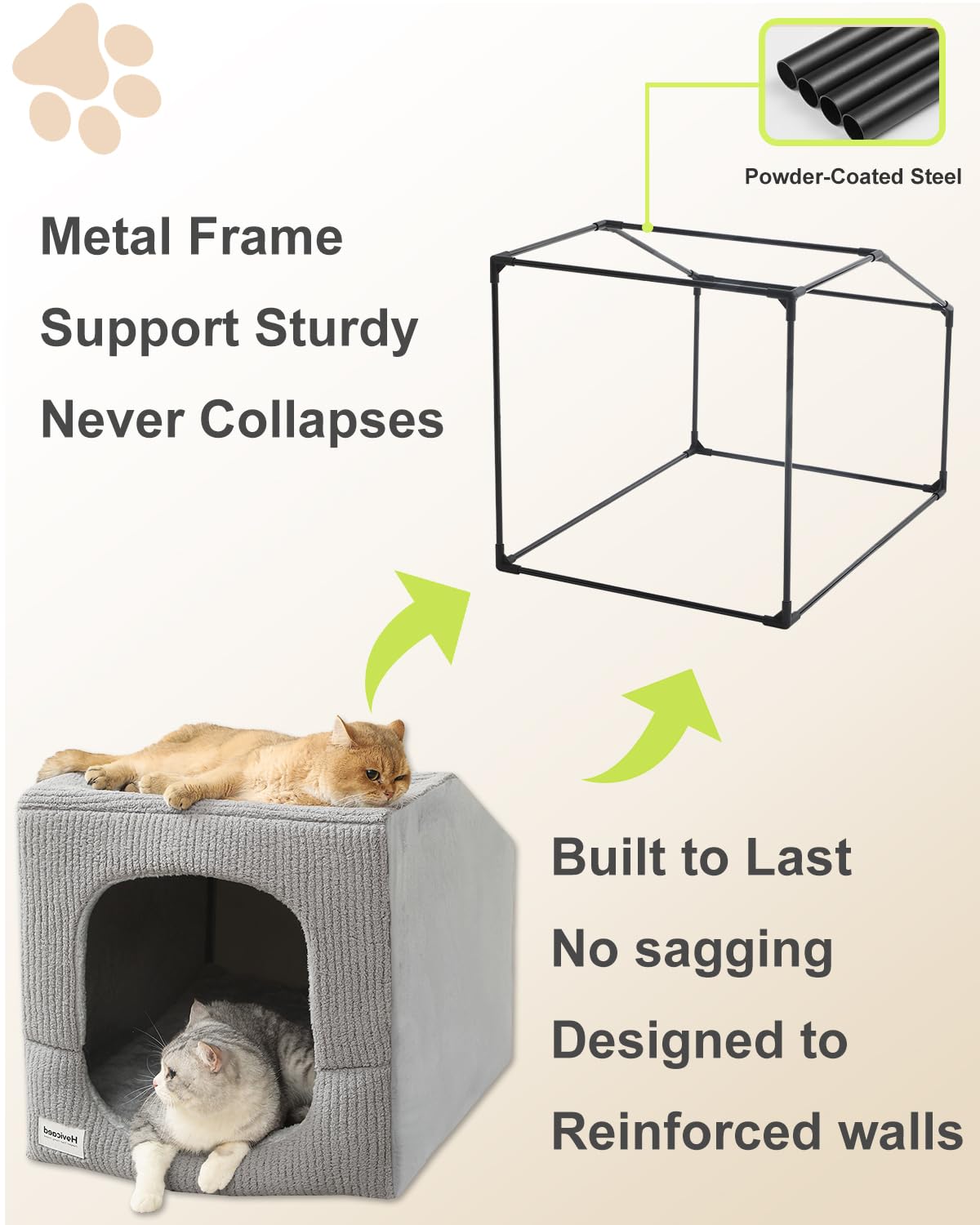Orthopedic Indoor Dog House Bed