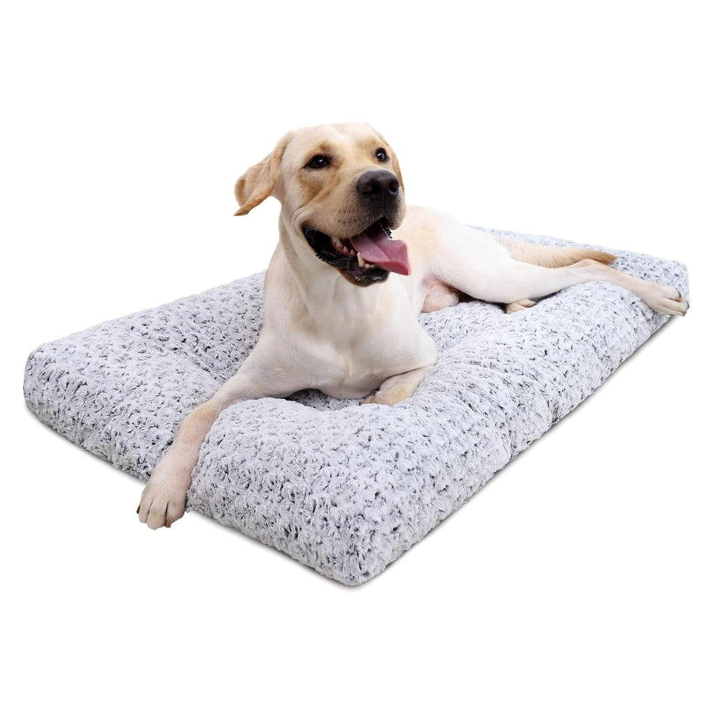 Plush Washable Dog Crate Bed Pad