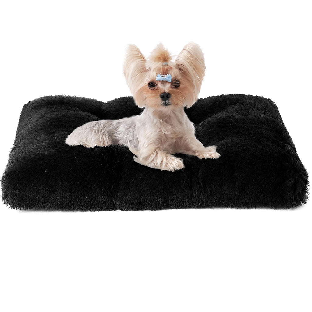 Calming Plush Dog Crate Bed Pad for Large Dogs