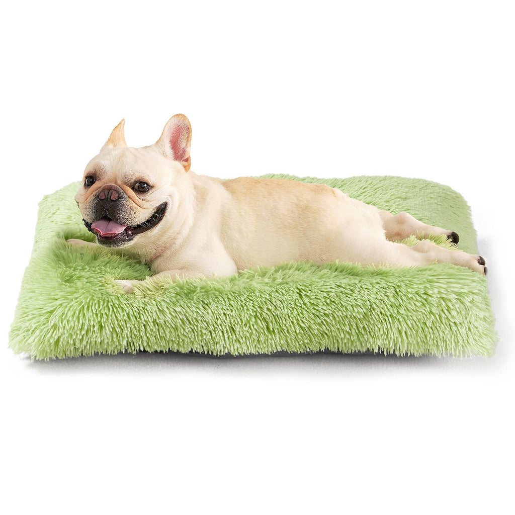 Calming Plush Dog Crate Bed Pad for Large Dogs