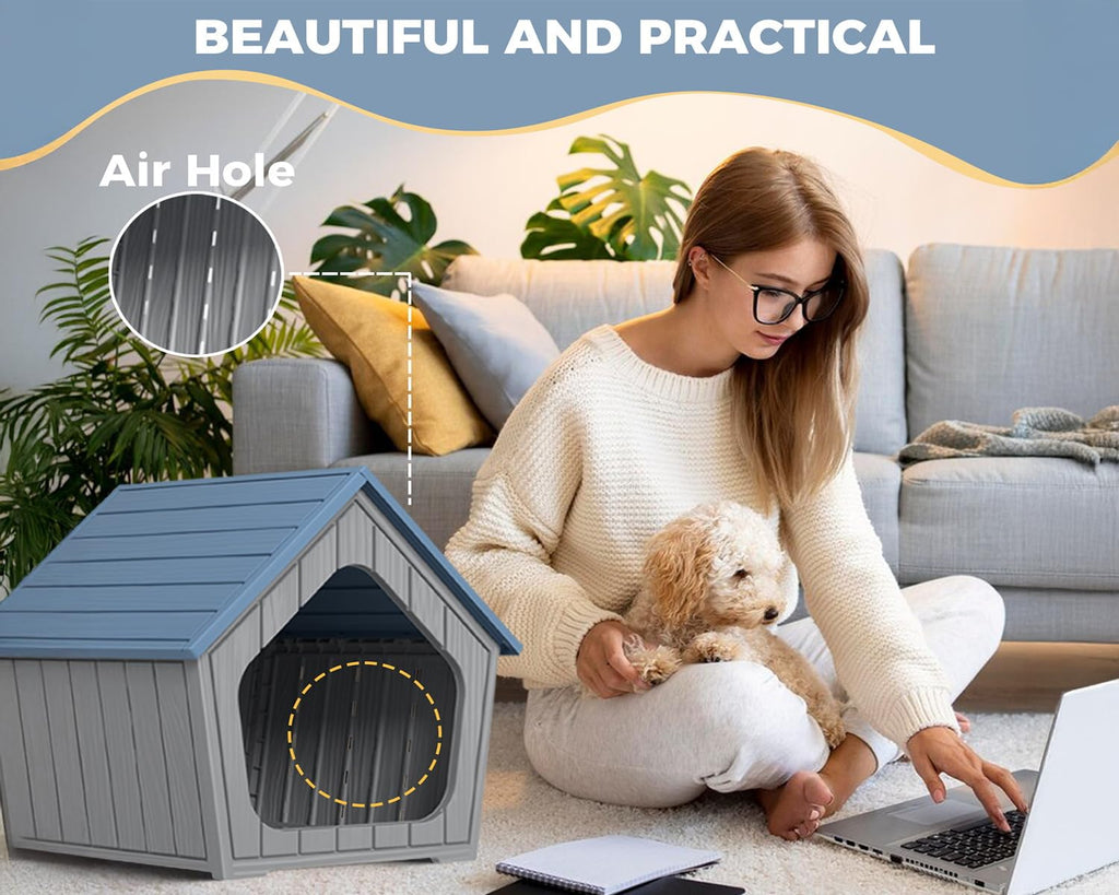 Weather-Resistant Dog House Shelter