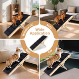 Adjustable Wooden Pet Ramp for Small Dogs