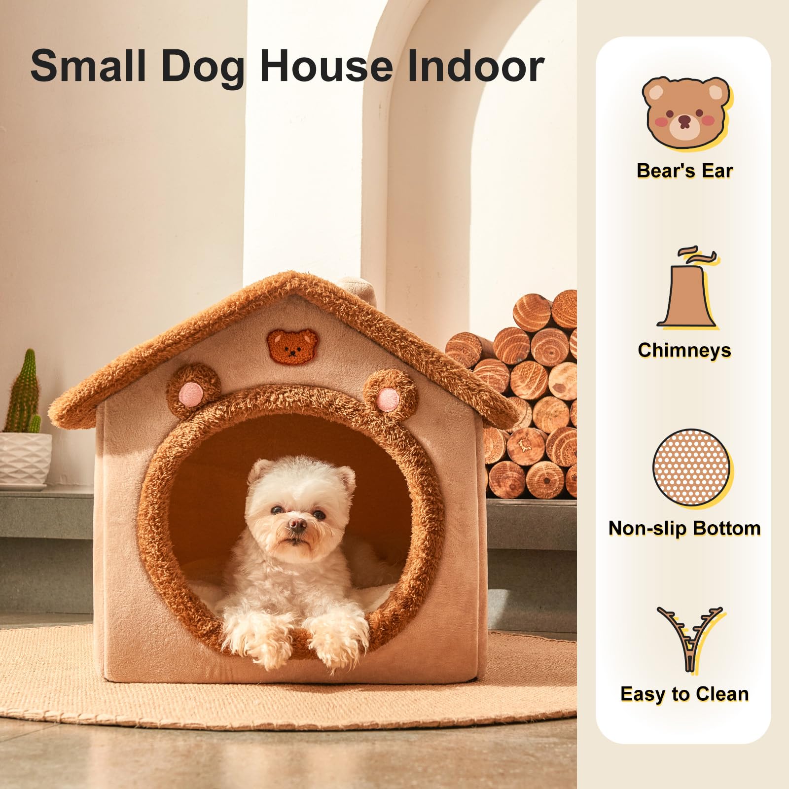 Indoor Pet Cave Bed