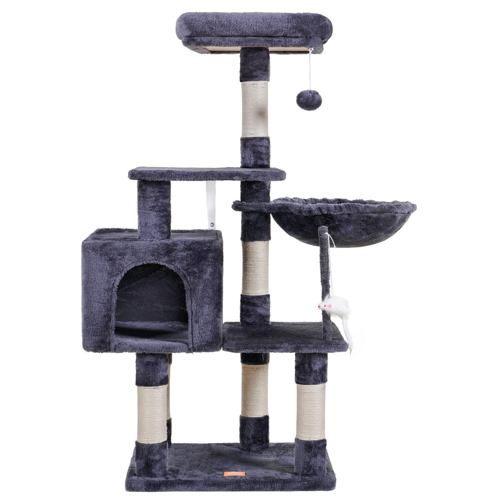 Cat Tree Tower with Hammock & Perch