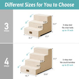 Non-Slip Pet Stairs for High Beds